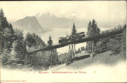 10580553 Rigi Rigi-Bahn Schnurtobelbruecke Pilatus O 1900  - Other & Unclassified