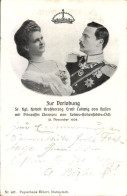 CPA Grand-duc Ernst Ludwig Von Hessen, Princesse Eleonore Von Solms-Hohensolms-Lich, Verlobung - Familles Royales