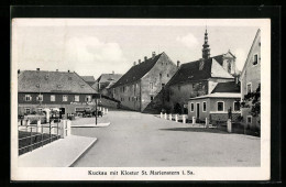 AK Panschwitz-Kuckau /Sa., Strassenpartie Mit Kloster St. Marienstern Und Gasthaus Am Kloster  - Panschwitz-Kuckau