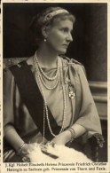CPA Elisabeth Helene, Duchesse Von Sachsen, Geboren Princesse Von Thurn Und Taxis - Familles Royales