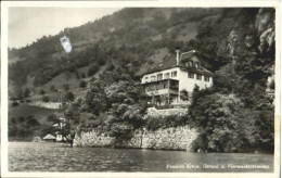 10580473 Gersau Vierwaldstaettersee Gersau Pension Kreuz Ungelaufen Ca. 1955 Ger - Otros & Sin Clasificación