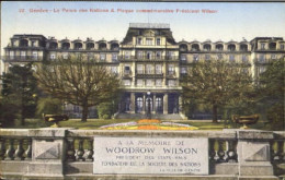 10580465 Genf GE Genf Woodrow Wilson Ungelaufen Ca. 1910  - Otros & Sin Clasificación