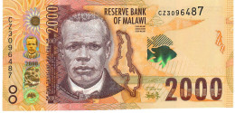 MALAWI P70b 2000 KWACHA  1.1.2022   UNC. - Malawi