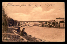 47 - VILLENEUVE-SUR-LOT - LE PONT NEUF DE GAJAC - PECHE A LA LIGNE - Villeneuve Sur Lot