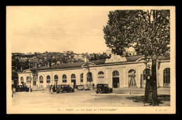 47 - AGEN - LA GARE DE CHEMIN DE FER ET L'HERMITAGE - Agen