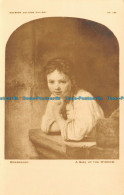R115218 Postcard. A Girl At The Window. Rembrandt. B. Matthews. RP - Monde