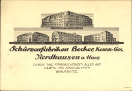 CPA Nordhausen Am Harz, Schürzenfabriken Becker - Other & Unclassified