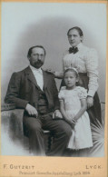 CdV Ełk Lyck Masuren Ostpreußen, Familienportrait - Fotografie