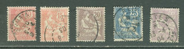 France  124/128   Ob   TB  - Used Stamps