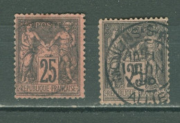 France  91   Ob   TB     Et 97 Ob   - 1876-1898 Sage (Type II)