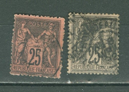 France  91   Ob   TB    Et 97 Ob   - 1876-1898 Sage (Tipo II)