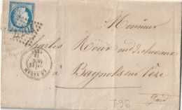 GC  4204  LE  VIGAN ( 29 )  / N°  60 C POUR  BAGNOLS  SUR  CEZE - Manual Postmarks