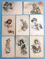 Illustrateur  - M.M. VIENNE - LOT DE 8 CARTES - Parkinson, Ethel