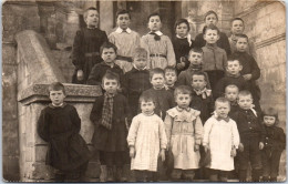 PHOTO - GROUPE D'ENFANTS  Carte Postale Ancienne [65638] - Anciennes (Av. 1900)