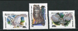 Russie ** N° 5725 à 5727 - Oiseaux. Rapaces Nocturnes - Unused Stamps