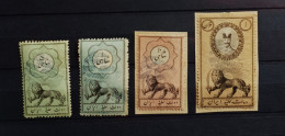 05 - 24 - Iran - Persia - Perse - ??? Fiscal ???   -  Old Stamps With Lion - Irán