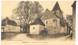 36  NOHANT VIC EGLISE ET ENTREE DU CHATEAU - Altri & Non Classificati