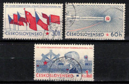 Tchécoslovaquie 1966 Mi 1626-8 (Yv 1489-91), Obliteré - Gebraucht