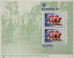 PORTUGAL AÇORES  1981 EUROPA CEPT. FOLCLORE ** - Azores