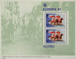 PORTUGAL AÇORES  1981 EUROPA CEPT. FOLCLORE ** - Azoren