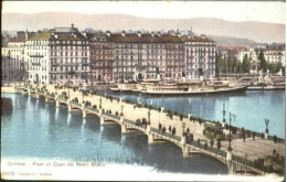 10580231 Genf GE Genf Quai Ungelaufen Ca. 1910  - Altri & Non Classificati