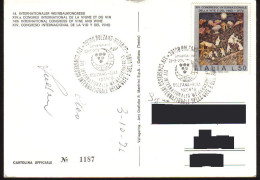 Italia 1974 - XIV Congresso Internazionale Della Vite E Del Vino Cartolina Ufficiale - 1971-80: Marcofilie