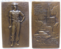 Medaille En Bronze Marechal LECLERC De HAUTECLOCQUE 1947, Par Georges GUIRAUD - D’apres L’œuvre De E. Jonchere - Andere & Zonder Classificatie
