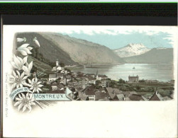 10580178 Montreux VD Montreux  Ungelaufen Ca. 1900 Montreux - Otros & Sin Clasificación