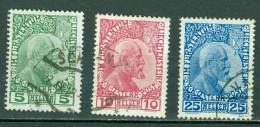 Liechtenstein    1 à 3  Ob  TB     - Used Stamps