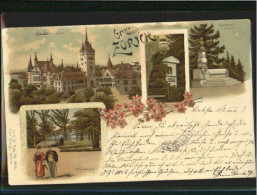 10580154 Zuerich Zuerich Gessner Denkmal  X 1898 Zuerich - Otros & Sin Clasificación