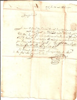 1J9 ---   GERS     31/AUCH Pour Directeur Poste Aux Lettres De Nogaro Franchise - 1801-1848: Voorlopers XIX