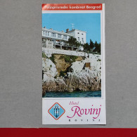 ROVINJ - Hotel "Rovinj" - CROATIA (ex Yugoslavia), Vintage Tourism Brochure, Prospect, Guide (pro3) - Cuadernillos Turísticos