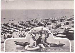 L.15 LOURDES CARTOLINA SALUTI DALLA RIVIERA ADRIATICA - Souvenir De...