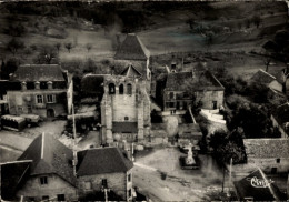 CPA Perpezac Le Blanc, Eglise, Vue Aerienne - Other & Unclassified