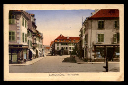 57 - SARREGUEMINES - SAARGEMUND - MARKTPLATZ - MAGASIN "COLONIAL WAREN" THEODOR LANG - Sarreguemines