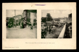 57 - LEZEY - FETES DE JEANNE D'ARC ET DE DELIVRANCE 1ER JUIN 1919 - 2 VUES - Other & Unclassified