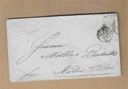 Los Vom 22.05   Briefumschlag Aus Rotterdamn Nach Köln 1885 - Brieven En Documenten