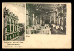 57 - METZ - RESTAURANT MOITRIER HOTEL - SALTZMANN COMTESSE - Metz