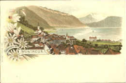 10580087 Montreux VD Montreux  Ungelaufen Ca. 1900 Montreux - Otros & Sin Clasificación