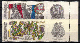 Tchécoslovaquie 1971 Mi 1992-3 Zf (Yv 1840-1 Avec Vignettes), Obliteré - Used Stamps
