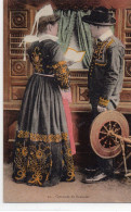 Bannalec Couple Breton En Costumes Tradionnels Coiffe Folklore - Bannalec