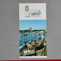 VODICE - Hotel "Punta" - CROATIA (ex Yugoslavia), Vintage Tourism Brochure, Prospect, Guide (pro3) - Dépliants Touristiques