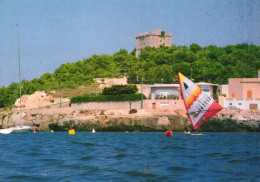 LECCE, PUGLIA, SANTA CATERINA, FORT, TOWER, ARCHITECTURE, SURF, BOAT, CAR, ITALY, POSTCARD - Lecce