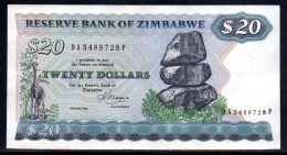 659-Zimbabwe 20$ 1983 DA548P - Simbabwe