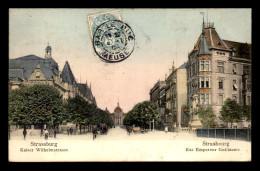 67 - STRASBOURG - STRASSBURG - RUE EMPEREUR GUILLAUME - CARTE COLORISEE - Strasbourg