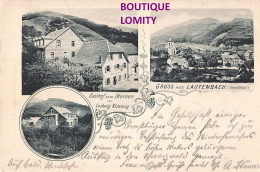 Allemagne Gruss Aus Lautenbach CPA + Timbre Reich Cachet 1902 , Gasthof Zum Sternen Ludwig Kimmig - Andere & Zonder Classificatie