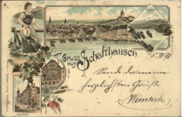 10579955 Schaffhausen SH Schaffhausen Rheinfall X 1898 Schaffhausen - Altri & Non Classificati