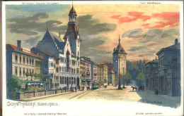 10579946 Schaffhausen SH Schaffhausen Bahnhofsplatz KuenstlerC. Steinmann Ungela - Other & Unclassified