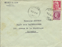 11L6 --- 26 LIVRON A5 Horoplan Gandon Mazelin - Manual Postmarks