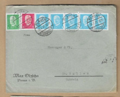 Los Vom 22.05   Briefumschlag Aus Plauen Nach St. Gallen 1931 - Lettres & Documents